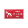 Tablica - Zły i głodny pies - obrazek 3