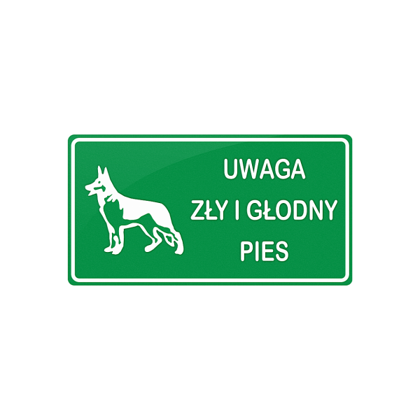p2-zielona-tabliczka-uwaga-pies