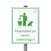 Tabliczka - Posprzątasz po czworonogu?