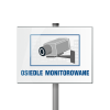 Tabliczka - Osiedle monitorowane