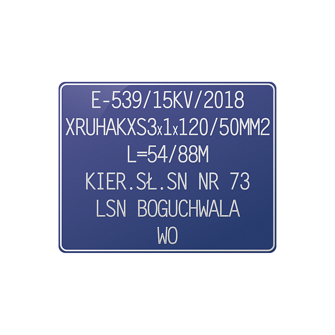 Tablica opisowa dla energetyki